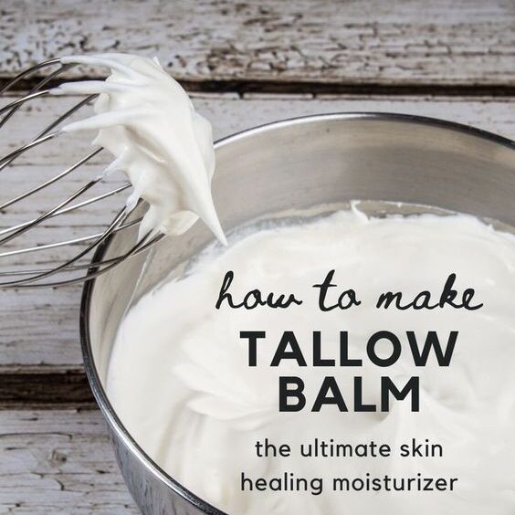 DIY beef tallow face cream 
