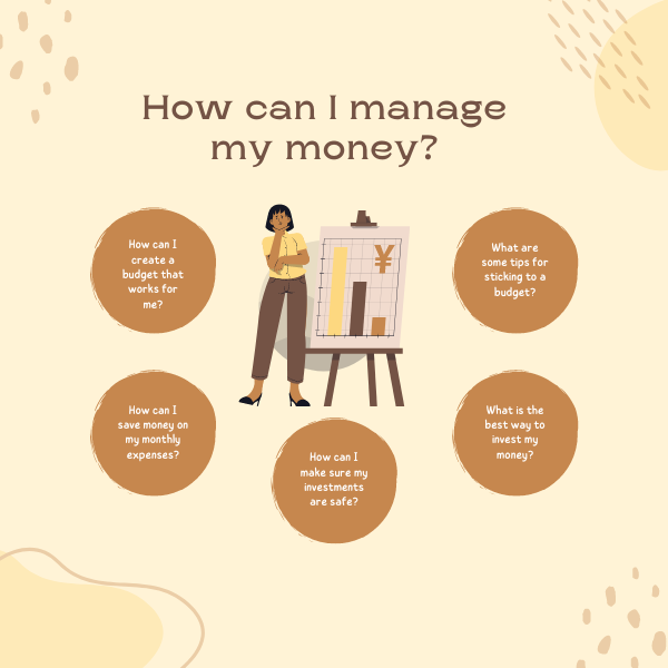 how can i manage my money?