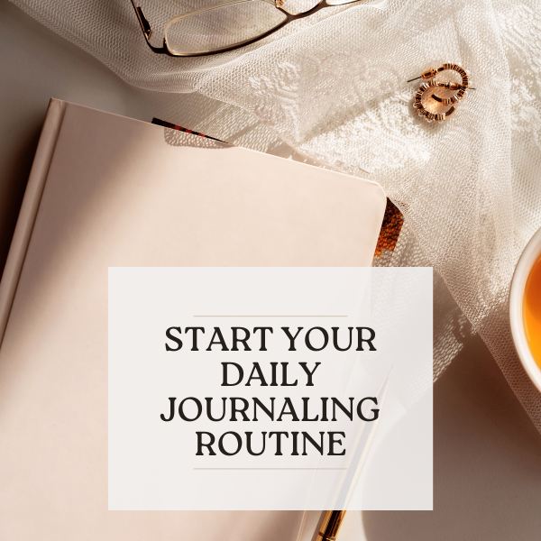start your journaling routine to manage anxiety 