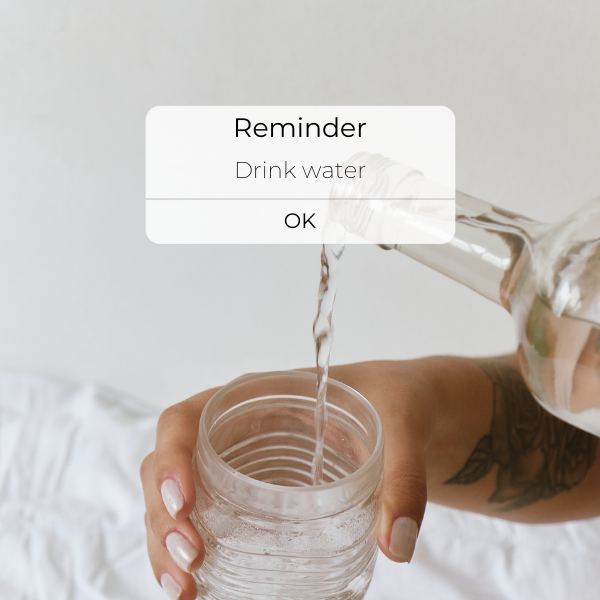 stay hydrated for improved well-being